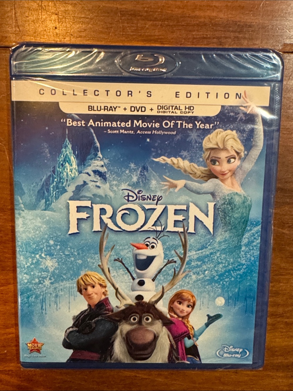 NEW! Blu-Ray DVD DISNEY Frozen Collectors Edition Rated PG Film Factory Sealed